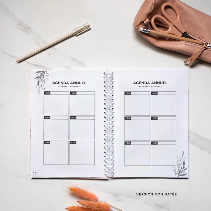 Agenda non datata A5 spiralata