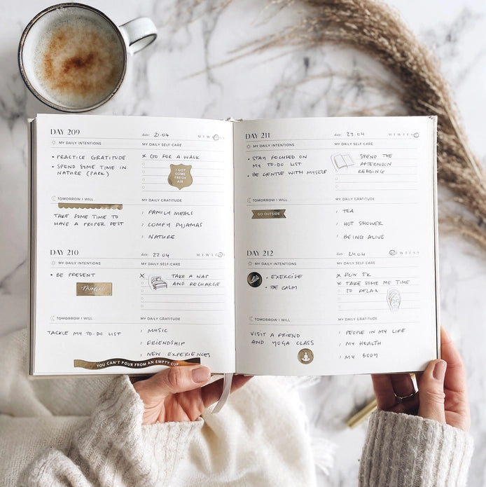Self Care Diario Beige