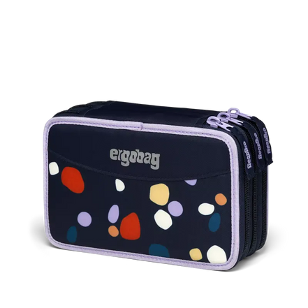 Astuccio tre zip ERGOBAG mosaic stone bear