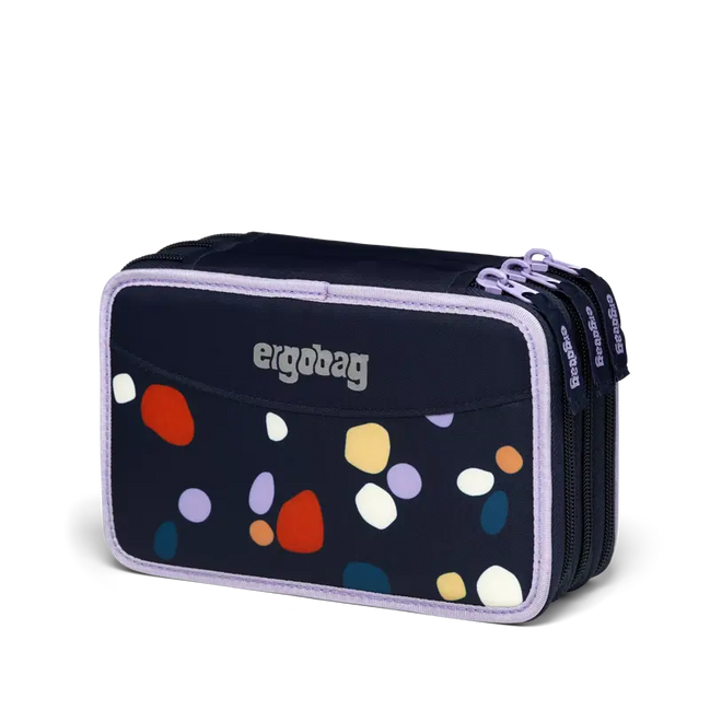 Astuccio tre zip ERGOBAG mosaic stone bear