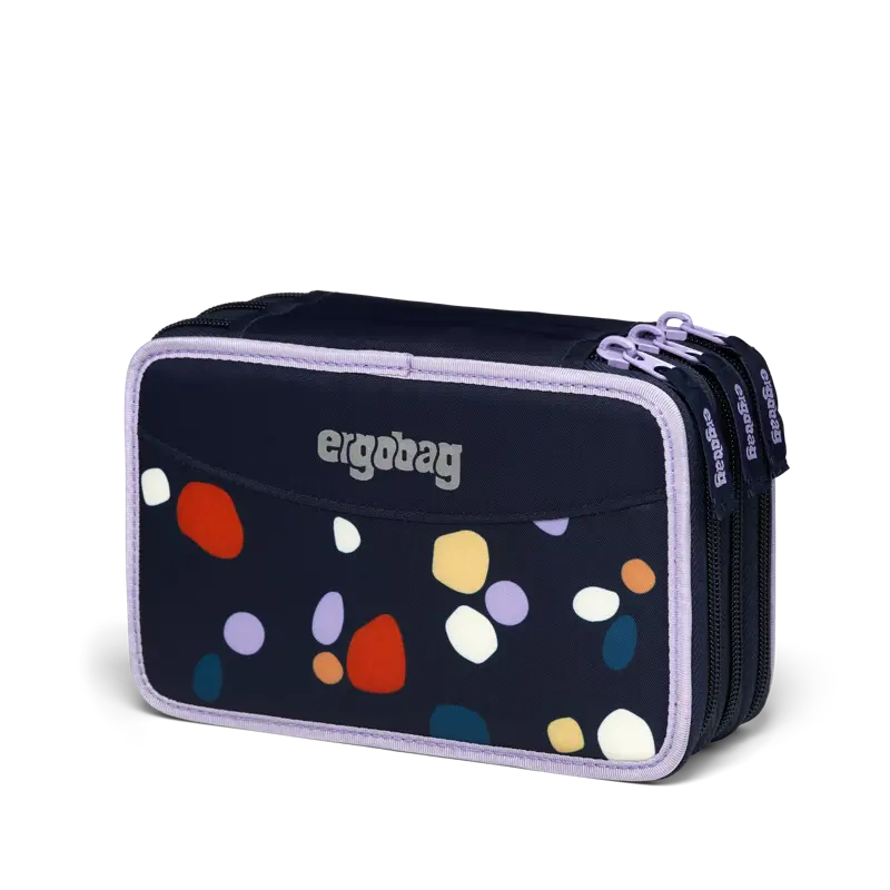 Astuccio tre zip ERGOBAG mosaic stone bear