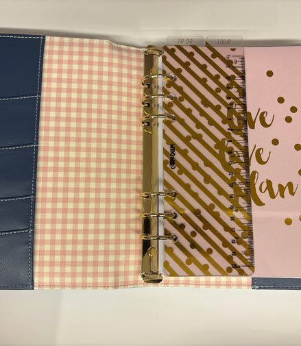 Planner con anelli A5 floreale