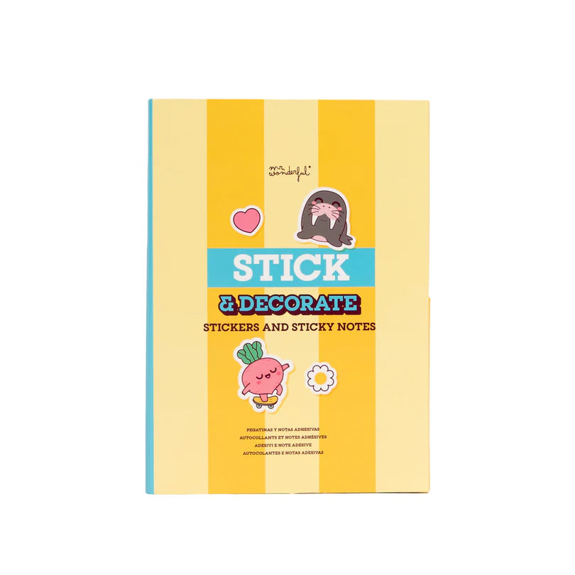 Set di Adesivi e Post-it - Mr Wonderful