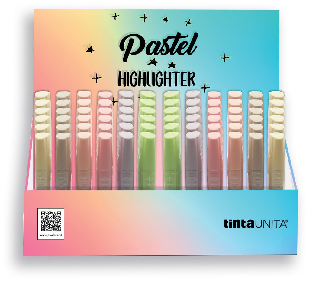 Evidenziatori pastello colori singoli - Tinta Unita