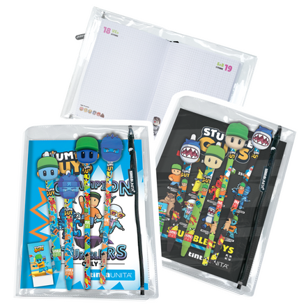 Diario scolastico datato Stumble Guys - Tinta Unita