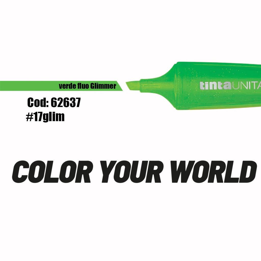 Evidenziatori glitter colori singoli - Tinta Unita