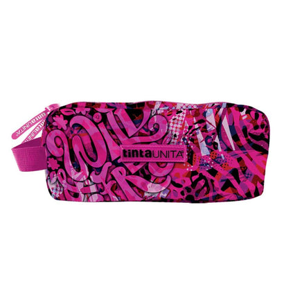 Square pouch 3 zip Tinta Unita Wild and Free - Tinta Unita