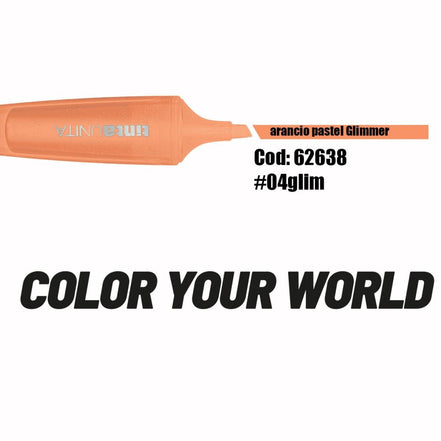Evidenziatori glitter colori singoli - Tinta Unita