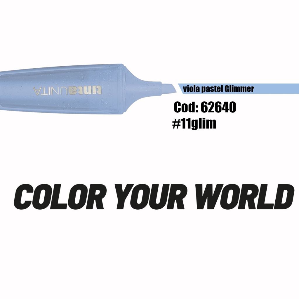 Evidenziatori glitter colori singoli - Tinta Unita