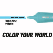 Evidenziatori glitter colori singoli - Tinta Unita