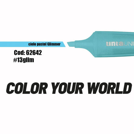Evidenziatori glitter colori singoli - Tinta Unita