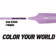 Evidenziatori glitter colori singoli - Tinta Unita