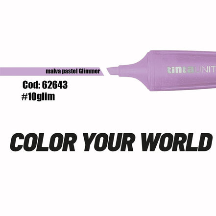 Evidenziatori glitter colori singoli - Tinta Unita