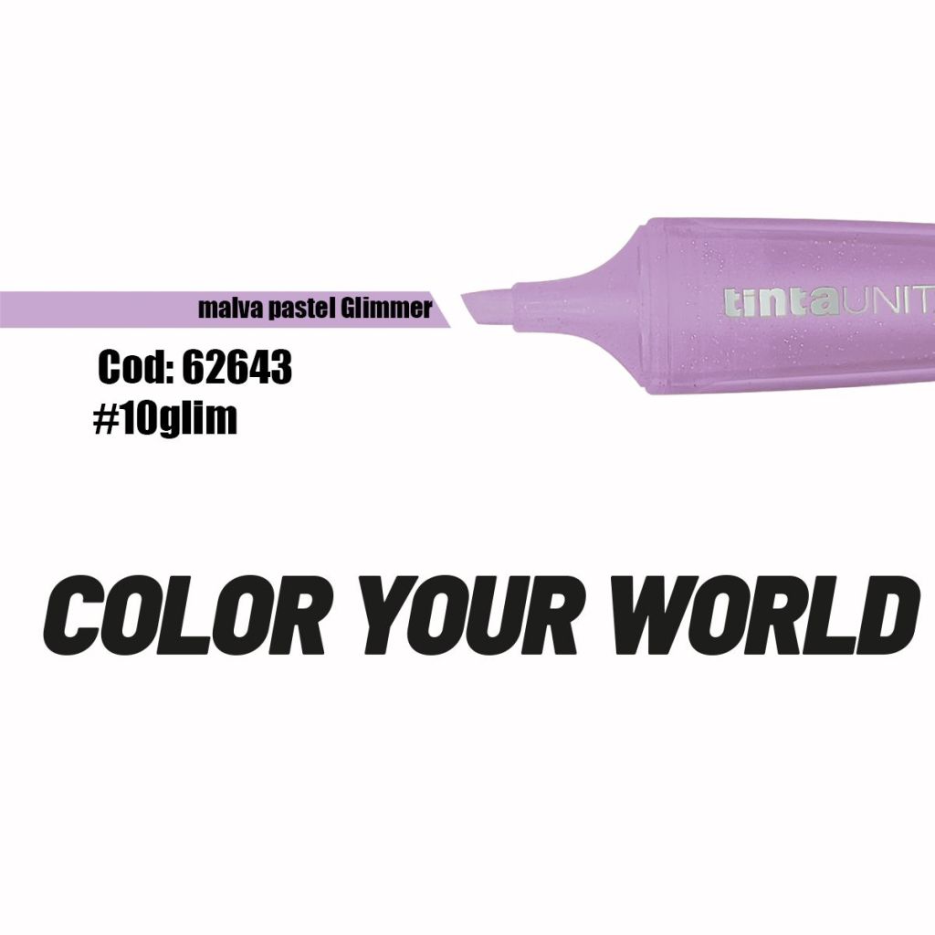 Evidenziatori glitter colori singoli - Tinta Unita