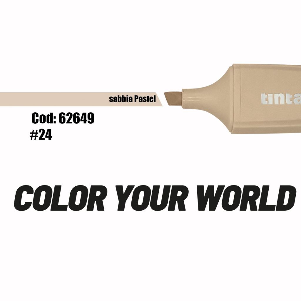 Evidenziatori pastello colori singoli - Tinta Unita
