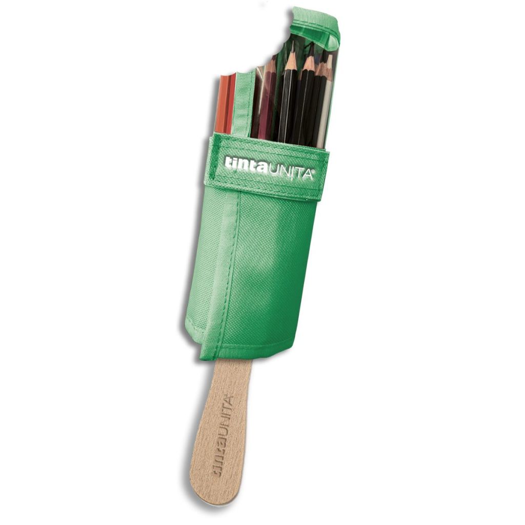 Rotolo 24 matite colorate - Tinta Unita