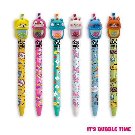 Penne cancellabili Bubble Tea Tinta Unita Zoo - Scrivi, cancella e riscrivi