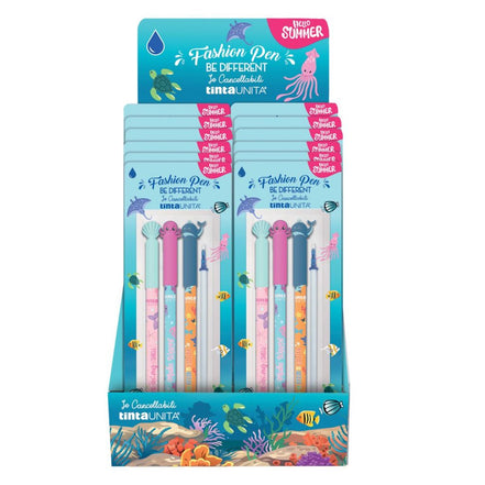 Set 3 penne cancellabili Ocean Tinta Unita - Scrivi, cancella e riparti con stile