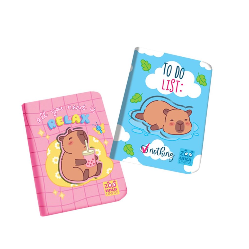 Notebook A7 Capibara Tinta Unita  – Gioca e scrivi