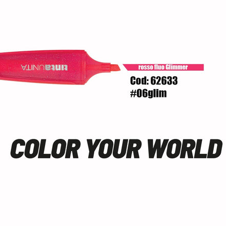 Evidenziatori glitter colori singoli - Tinta Unita