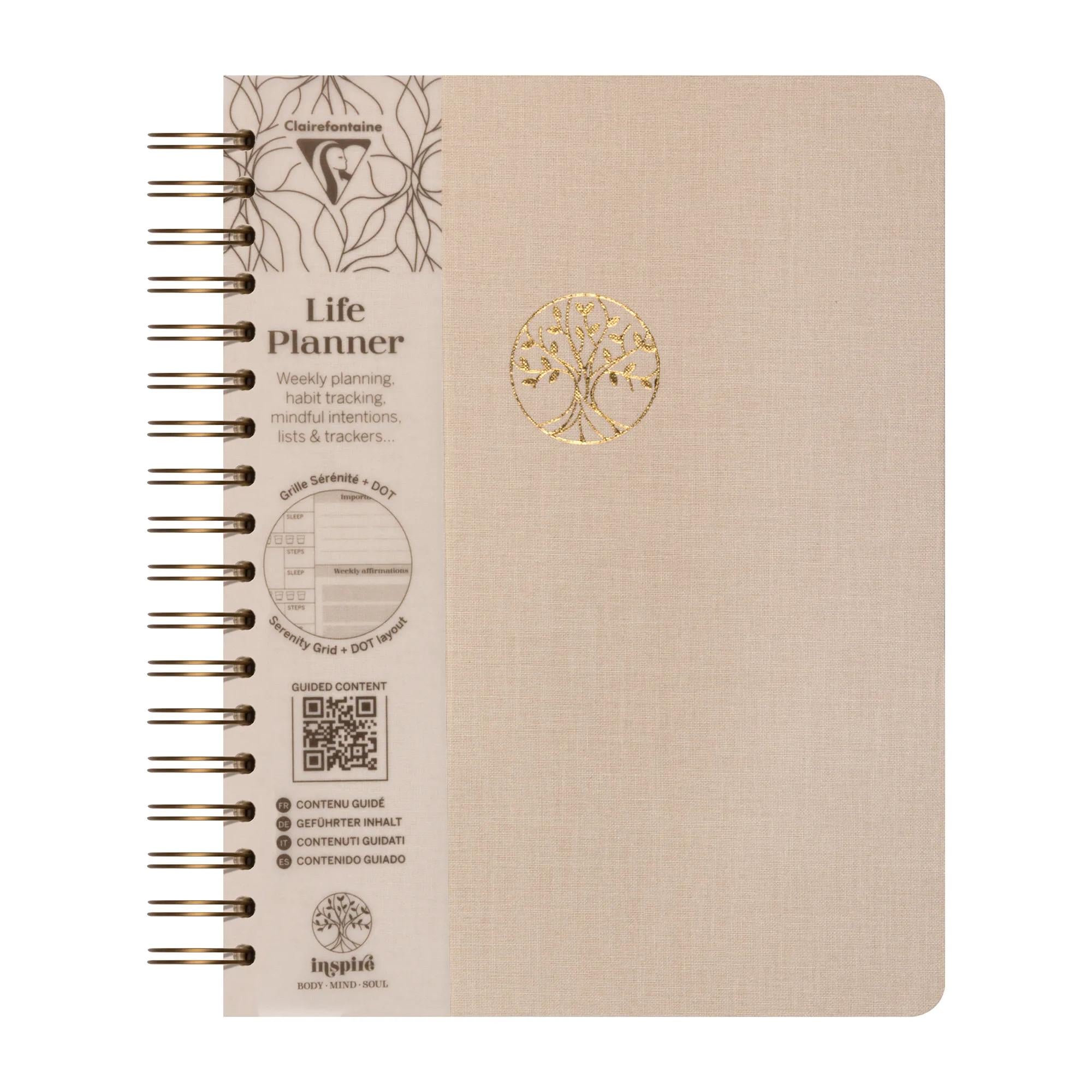 Life Planner Inspire Claire Fontaine - Organizza la tua vita con intenzione