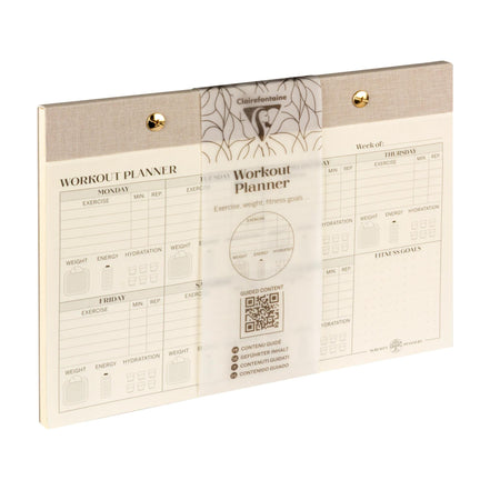 Workout Planner Inspire Claire Fontaine - I tuoi allenamenti su carta