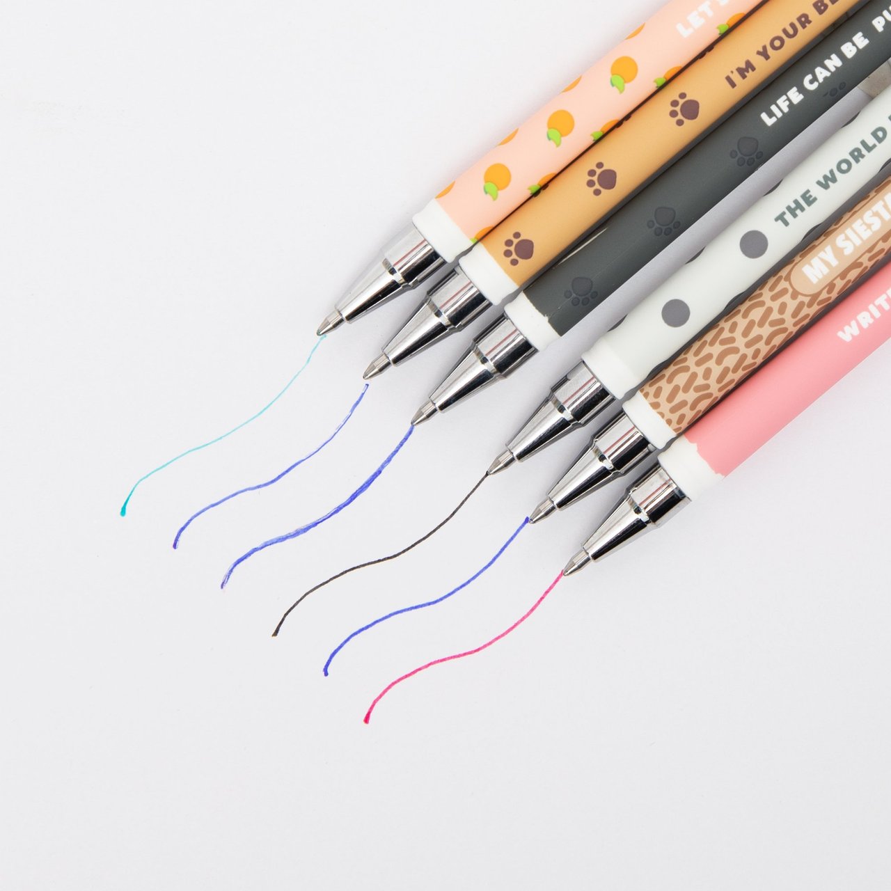 Astuccio estendile con 6 penne incluse - Mr Wonderful