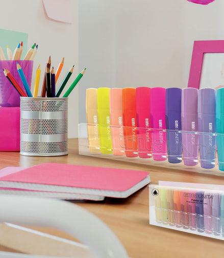 Set evidenziatori classici - Tinta Unita