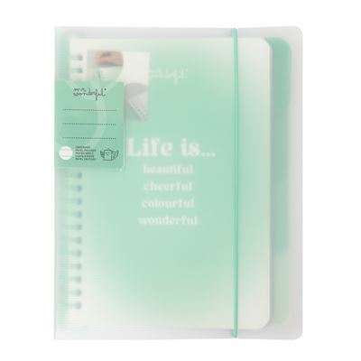 Quaderno trasparente con divisori - Mr Wonderful