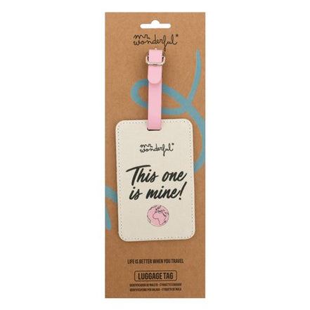Targhetta per valigia - Mr Wonderful