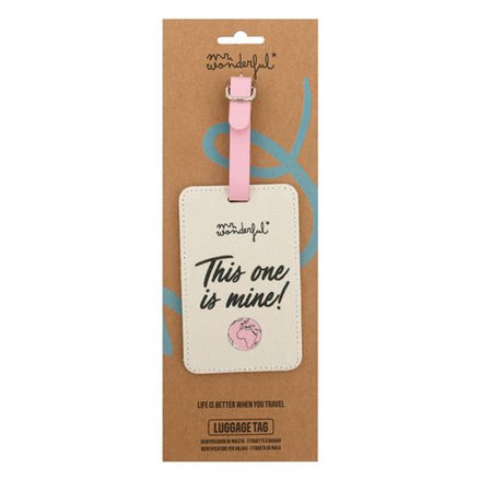 Targhetta per valigia - Mr Wonderful