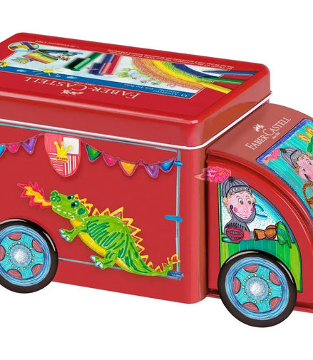 Camioncino latta con 33 pennarelli Connector - Faber-Castell