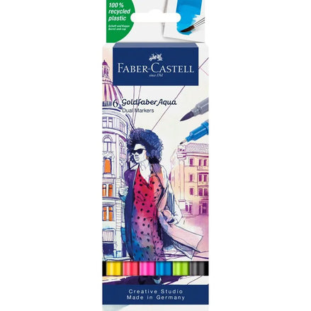 Goldfaber Aqua Dual Marker 6x - Faber-Castell
