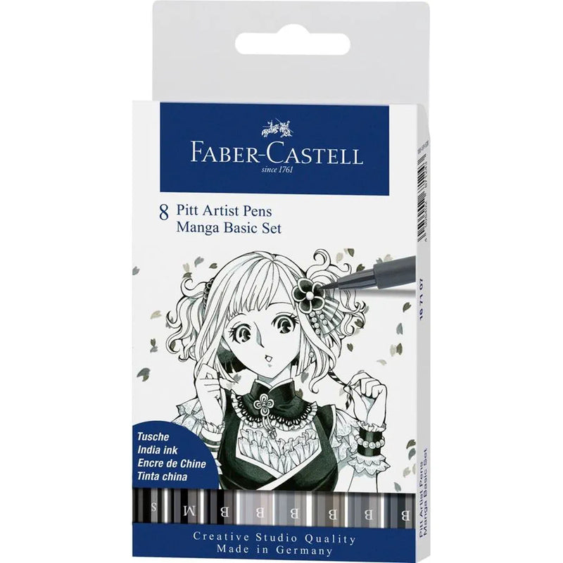 Pitt Artist Pen Manga 8x - Faber-Castell