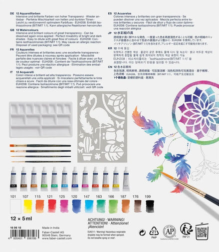 Set acquerello con accessori - Faber Castell