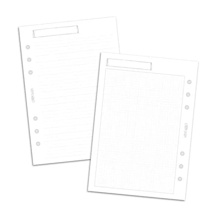 Fogli per planner A5 con anelli