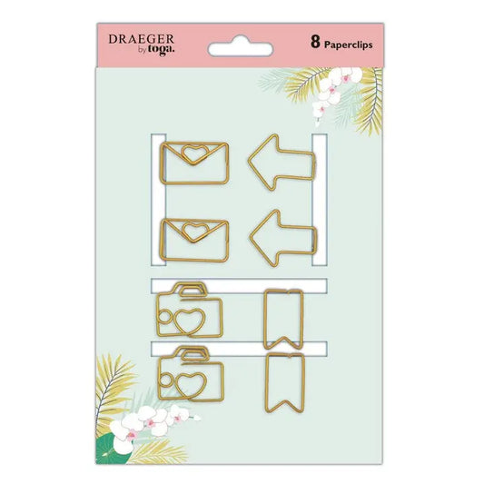 Set di graffette dorate