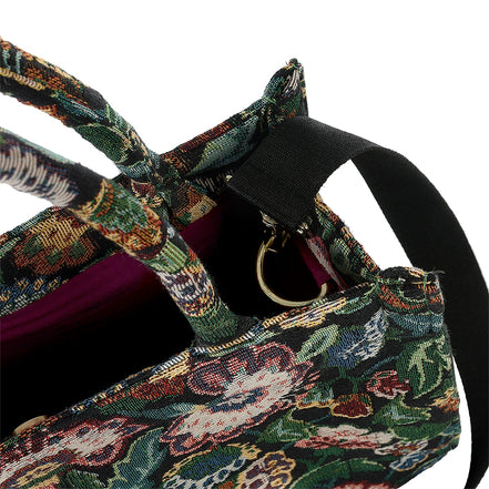 Borsa Majoie motivo floreale - Artebene