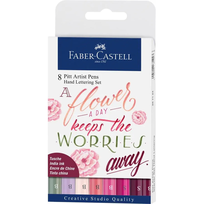 Pitt Artist Pen 6x rose - Faber-Castell