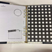 Planner con anelli A5 a scacchi