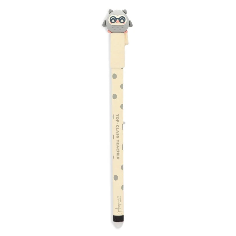 Penna cancellabile con cappuccio Gufo Prof - Mr Wonderful