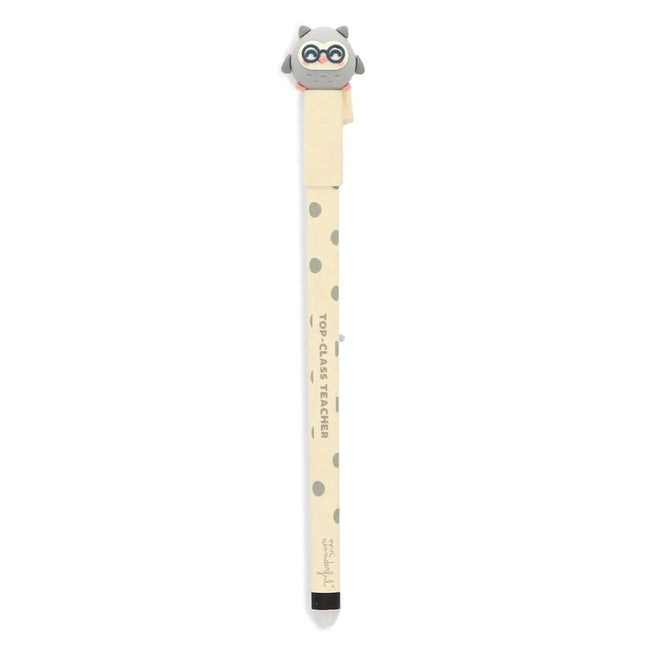 Penna cancellabile con cappuccio Gufo Prof - Mr Wonderful