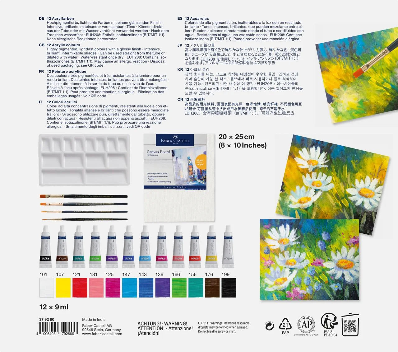 Set acrilici con acessori - Faber Castell