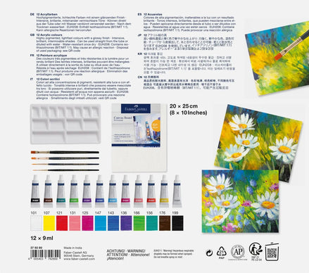 Set acrilici con acessori - Faber Castell
