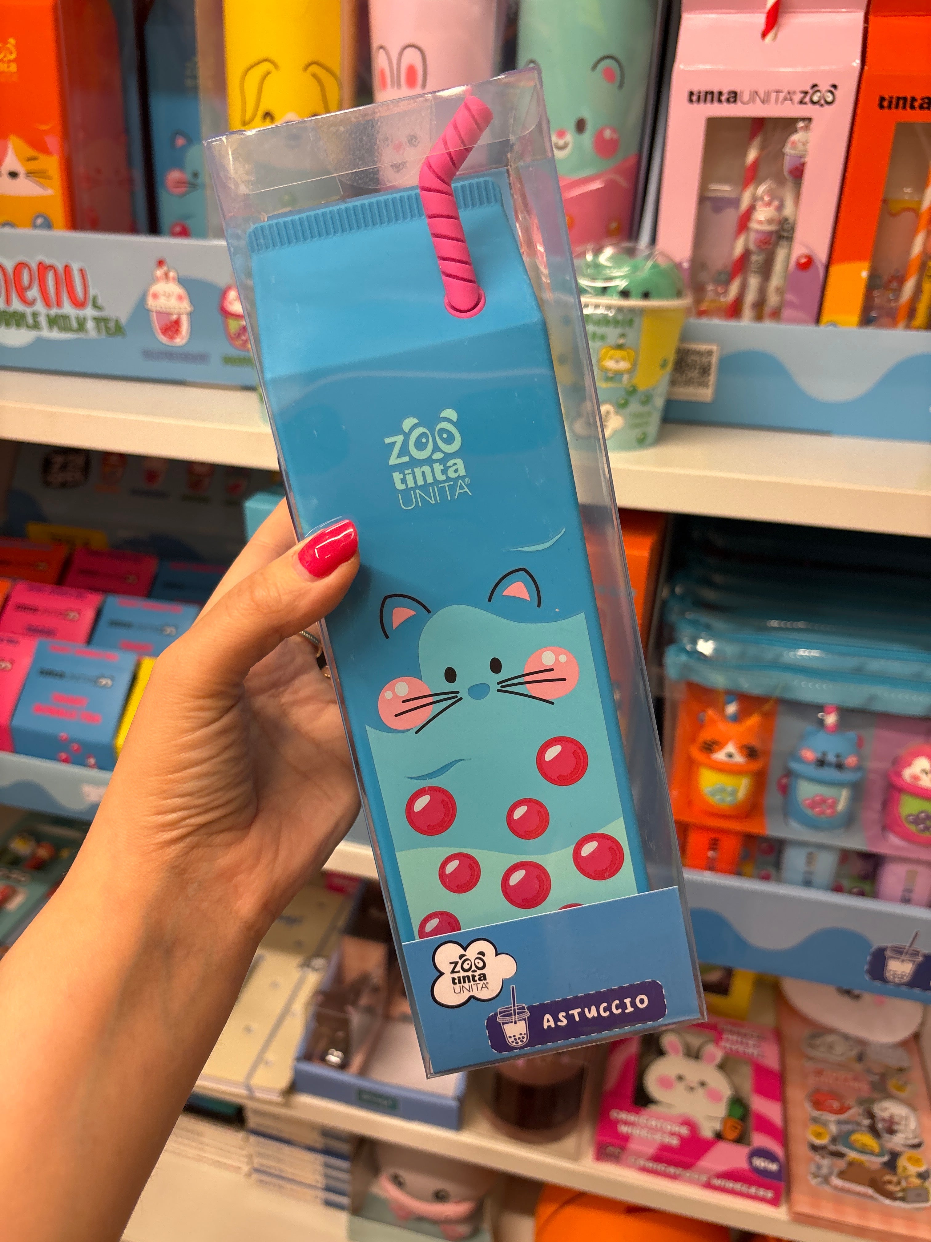 Astucci in silicone Bubble Tea Tinta Unita Zoo - Organizzati con stile
