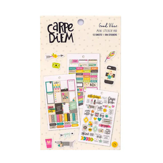 Blocchetto di stickers Good Vibes A6