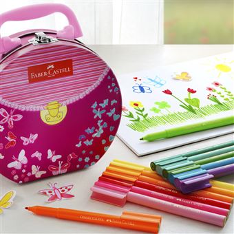 Scatola in latta borsetta pennarelli - Faber Castell
