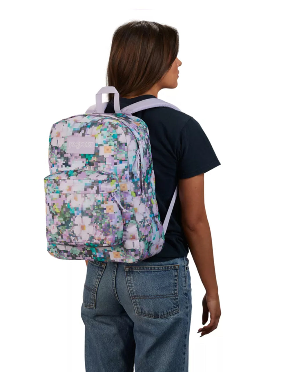 Zaino Jansport superbreak plus 8 bit floral