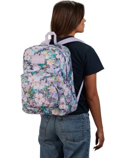 Zaino Jansport superbreak plus 8 bit floral