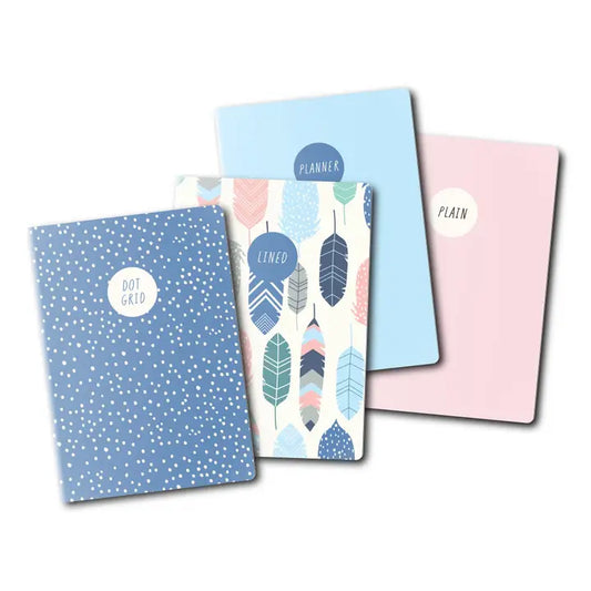 Set di 4 quadernini A6